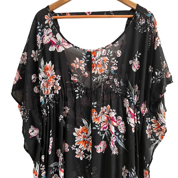 Beach Scene Collection Floral Sheer Cover Up - Picture 8 of 9